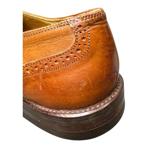 Cole Haan Giraldo LX Cap Toe Oxford 10 D British Tan Leather Classic Preppy - Picture 11 of 13